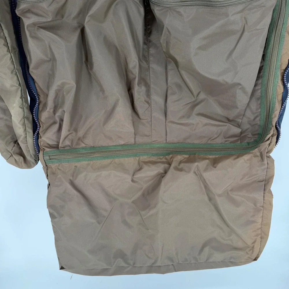 VTG 80s‎ G.H. Bass American Heritage Canvas Leather Garment Bag Complete